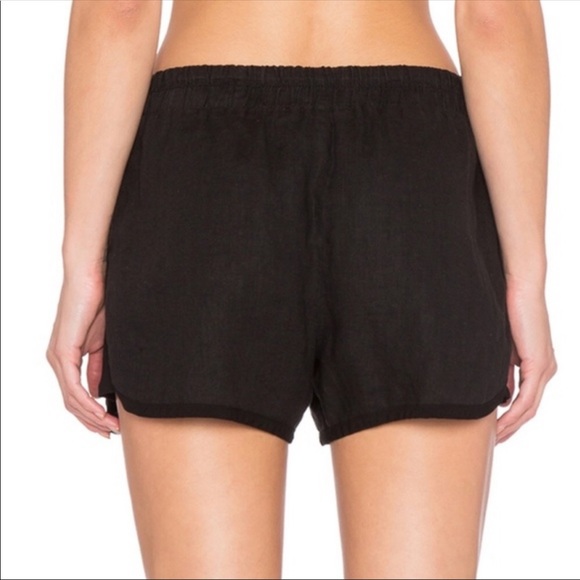 NWT James Perse Dolphin Shorts (Black) - Picture 3 of 8